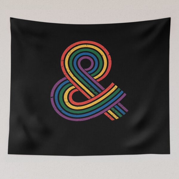 Item preview, Rainbow Ampersand LGBTQ+ designed and sold by DrewLeuschke.
