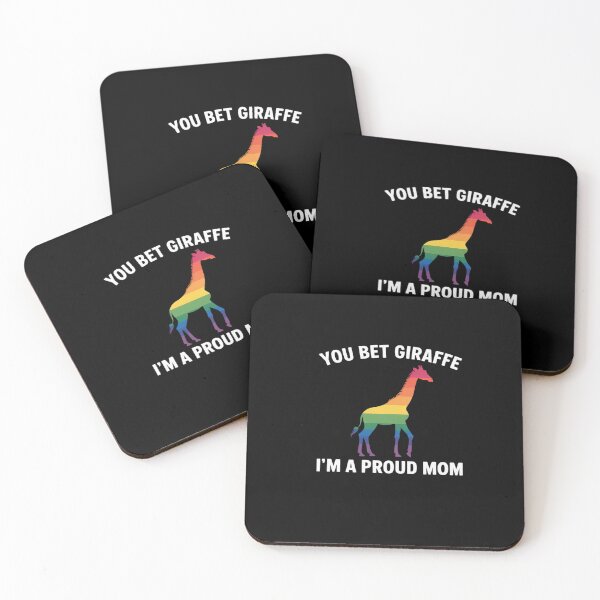 Item preview, Proud LGBT Mom Gay Pride Mother Giraffe Pun designed and sold by marcusry.