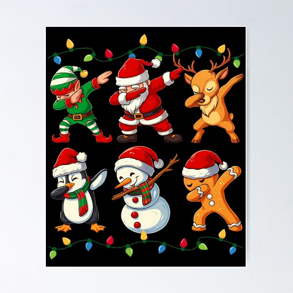 Item preview, Dabbing Santa Elf Friends Christmas Boys Girls Men Xmas Dab  designed and sold by TyraYoung.