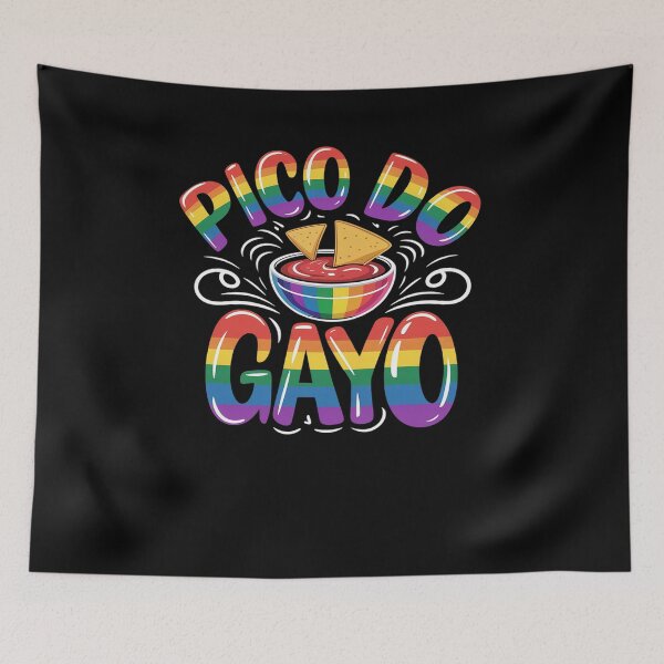 Item preview, Pico De Gayo Rainbow LGBT Shirt Gay Pride Flag Salsa designed and sold by khorbiasieno.