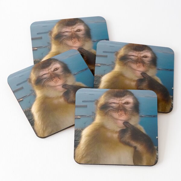 Item preview, flirty monkey designed and sold by KavozStudio.