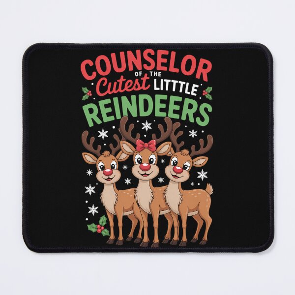 Item preview, Counselor Of The Cutest Reindeers Christmas Counselor designed and sold by TyraYoung.