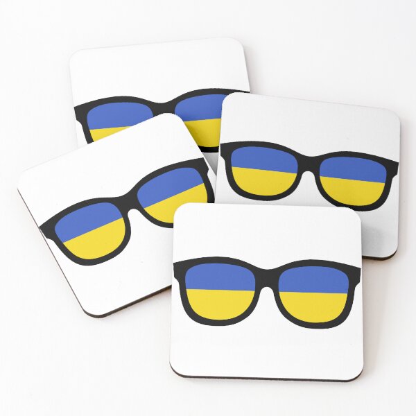 Artikelvorschau, Ukraine-Brillen | Sonnenbrillen-Design mit ukrainischer Flagge entworfen und verkauft von wackyartwork.