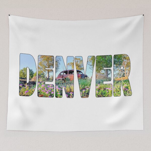 Item preview, DENVER - Victoria Australia Old Car Wreck Art Farm Stay designed and sold by Adam Gormley.