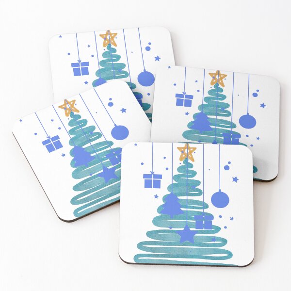 Item preview, Blue Christmas Magic - Whimsical Holiday Design designed and sold by QuistMudPies.