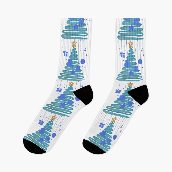 Item preview, Blue Christmas Magic - Whimsical Holiday Design designed and sold by QuistMudPies.