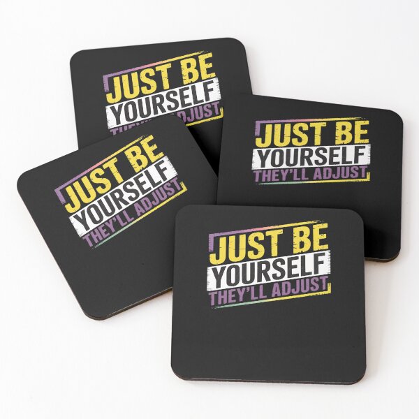 Item preview, Non-Binary Be Yourself They Adjust LGBT Enby Non Binary Flag designed and sold by DrewLeuschke.