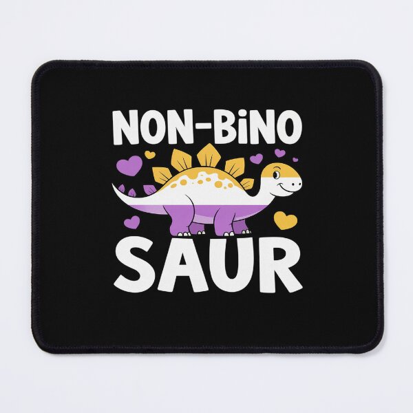 Item preview, Non Bino Saur Dinosaur Aagender Non Binary designed and sold by MinaReinger.