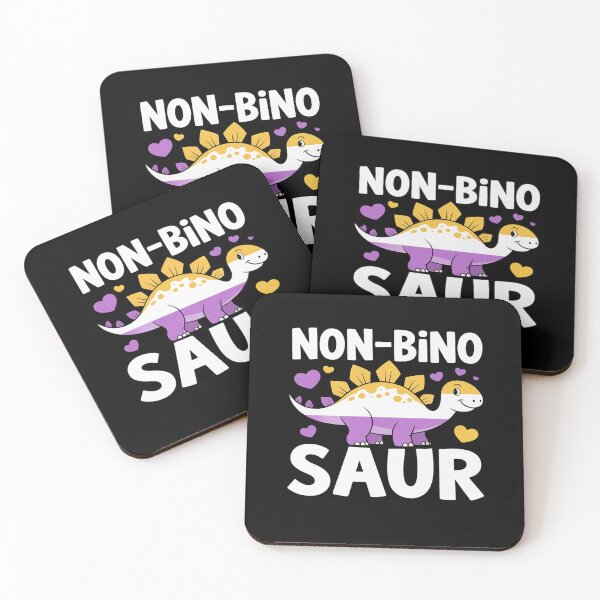 Item preview, Non Bino Saur Dinosaur Aagender Non Binary designed and sold by MinaReinger.