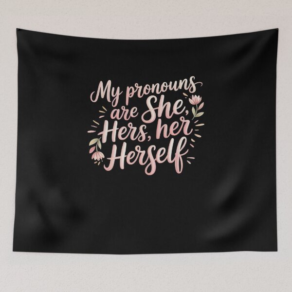 Item preview, My Pronouns Are She Her Hers designed and sold by khorbiasieno.