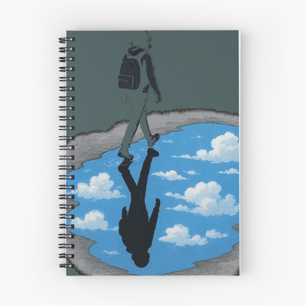 Item preview, Dream Reflection T-Shirt – Surreal Sky Puddle Illusion Art Tee designed and sold by KDesignCrafts.