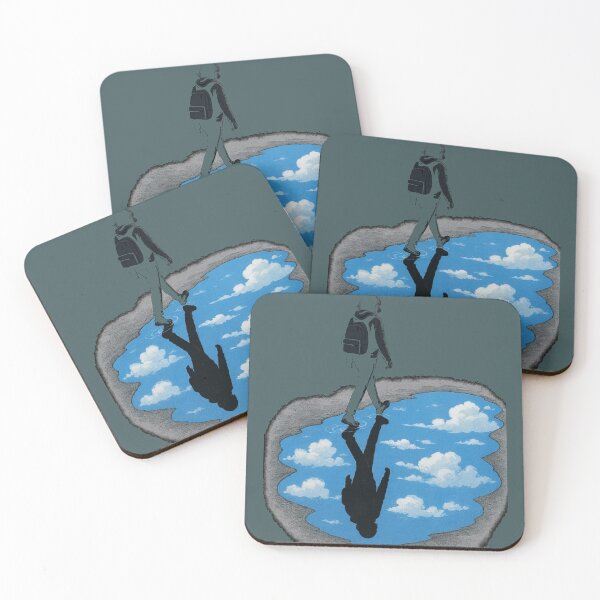 Item preview, Dream Reflection T-Shirt – Surreal Sky Puddle Illusion Art Tee designed and sold by KDesignCrafts.