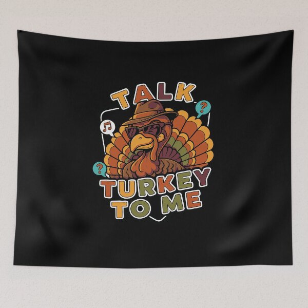 Item preview, Talk Turkey To Me - Holiday Cool Turkey with Shades  designed and sold by ModdiesColors.