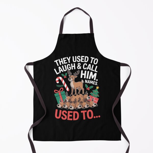 Item preview, Christmas Reindeer They Used to Laugh & Call Him Names designed and sold by PunkNation-Arts.