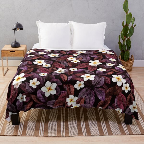Item preview, Plumeria Dark Violet designed and sold by scicilysimonee.