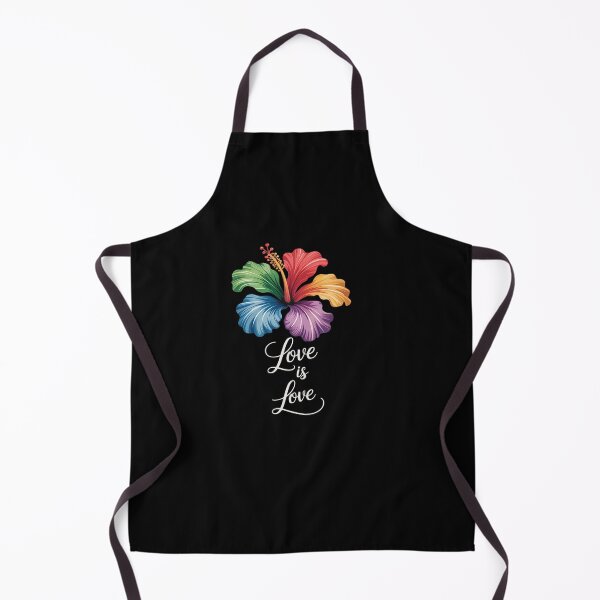 Item preview, Love Is Love Rainbow Lily Flower LGBT Gay designed and sold by DrewLeuschke.