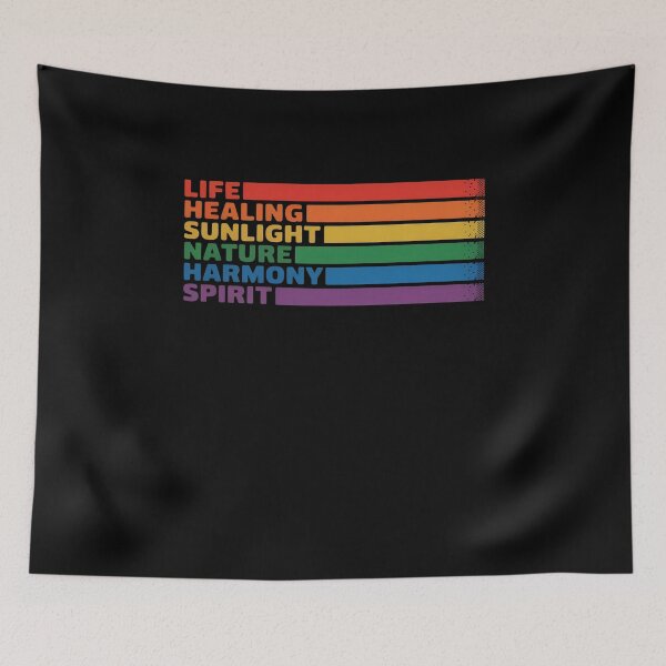 Item preview, LIFE HEALING SUNLIGHT NATURE HARMONY SPIRIT LGBT designed and sold by AmparoBoyle.