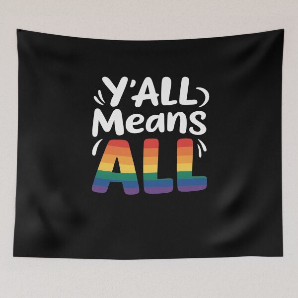 Item preview, Arcoíris LGBTQ Y'All significa Texas Mes del Orgullo LGBT divertido designed and sold by marcusry.