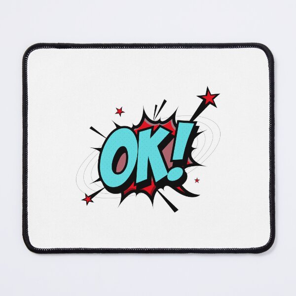 Item preview, OK Pop Art Comic Text Design designed and sold by NxtGenDesigns.