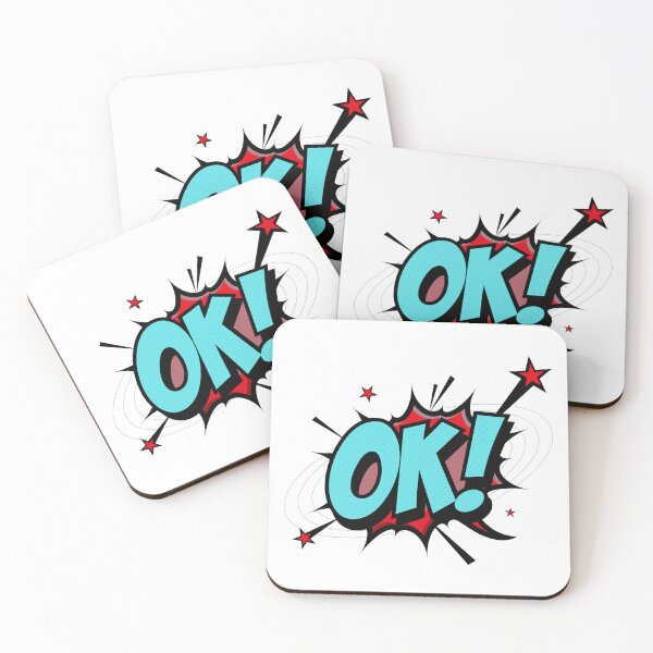 Item preview, OK Pop Art Comic Text Design designed and sold by NxtGenDesigns.