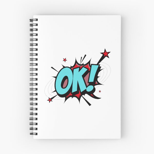 Item preview, OK Pop Art Comic Text Design designed and sold by NxtGenDesigns.