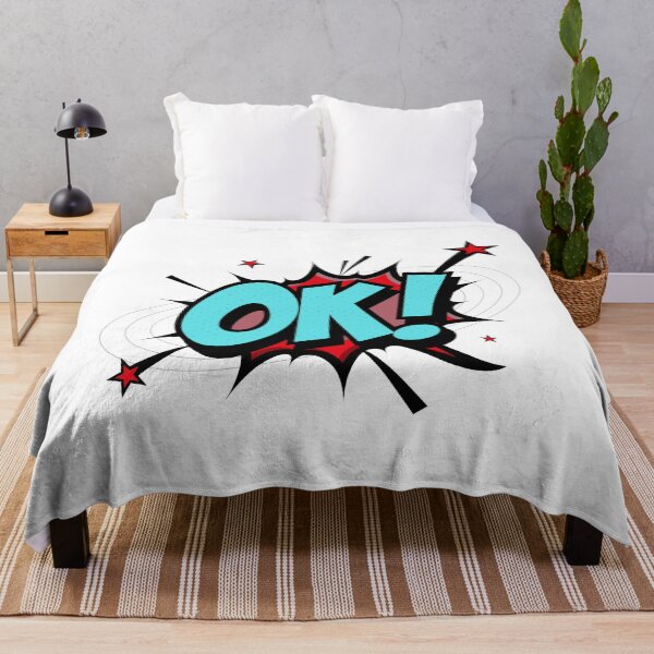 Item preview, OK Pop Art Comic Text Design designed and sold by NxtGenDesigns.