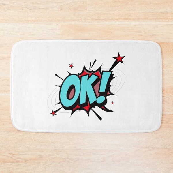 Item preview, OK Pop Art Comic Text Design designed and sold by NxtGenDesigns.