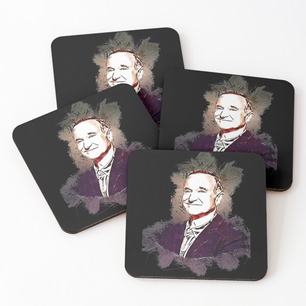 Item preview, Robin Williams Portrait With Brush Strokes designed and sold by fernangen.