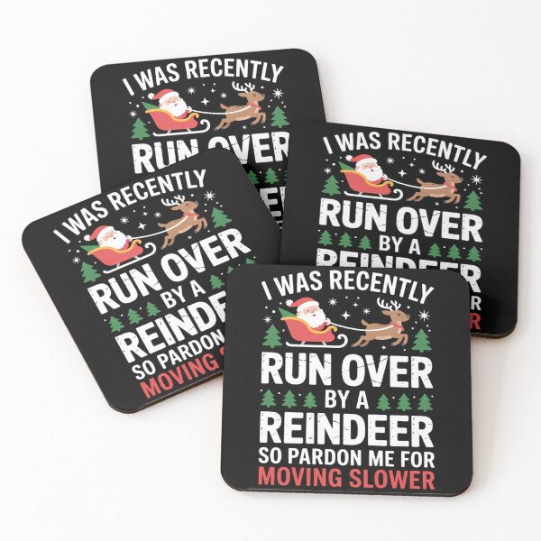 Item preview, Christmas Runover By Reindeer Funny Xmas Women Men Kids designed and sold by papertaless.