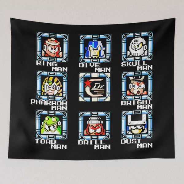 Item preview, Mega Man 4 Stage Select designed and sold by katmitange.
