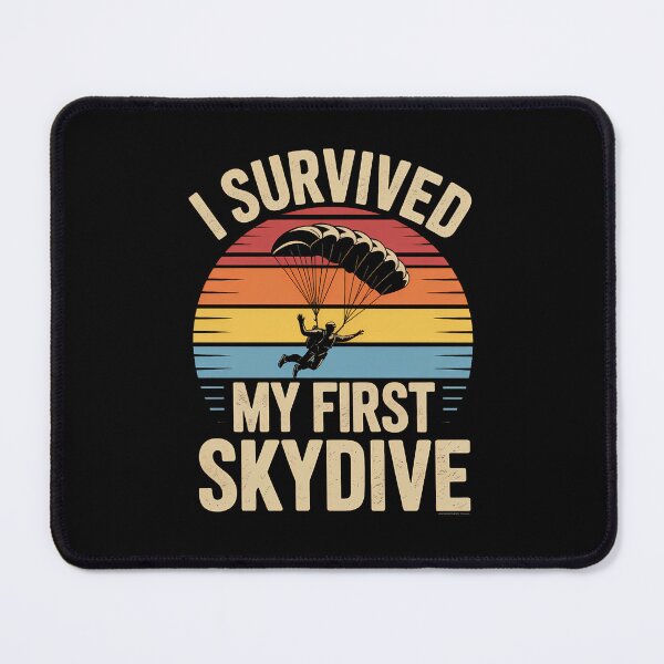 Item preview, I Survived My First Skydive Skydiving designed and sold by PunkNation-Arts.