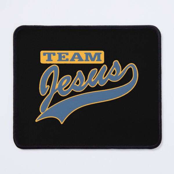 Item preview, Team Jesus Retro Script Crest designed and sold by BarbaraLFalo.
