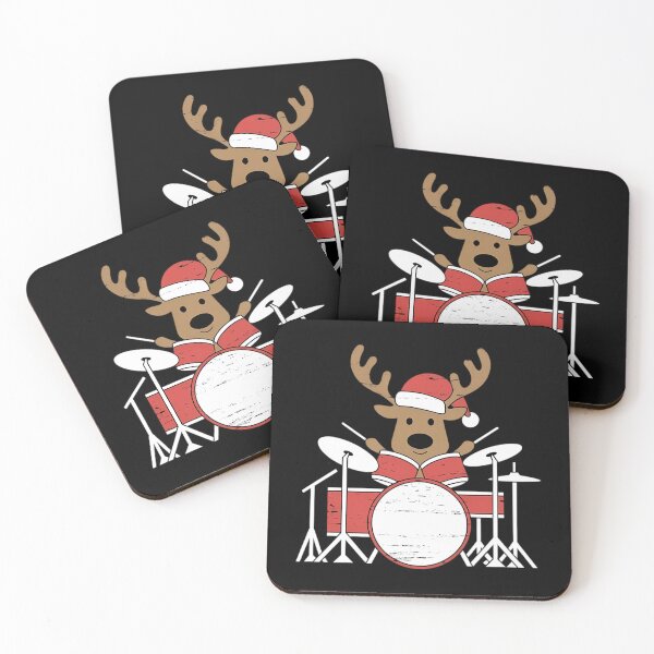 Item preview, Drums Christmas Music Instrument Band Drummer Rock Xmas designed and sold by papertaless.