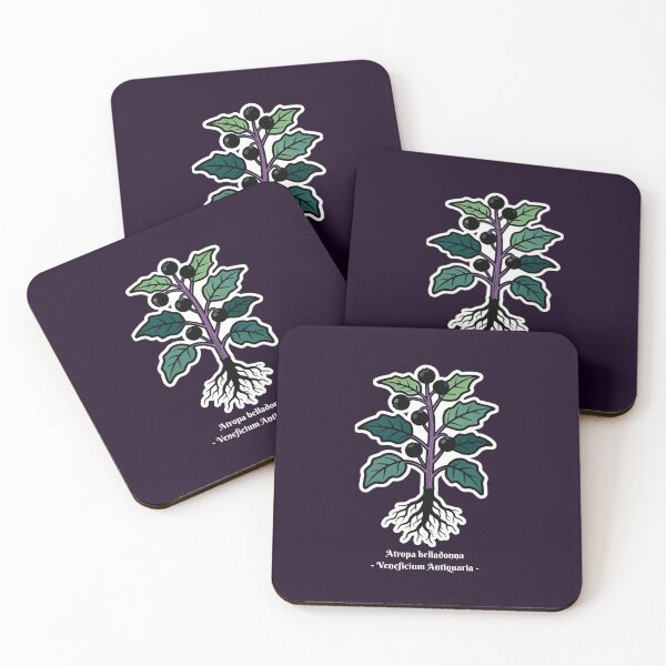 Item preview, Deadly Nightshade Sticker | Atropa Belladonna Neo-Contour Decal for Laptop designed and sold by JACI'S STORE.