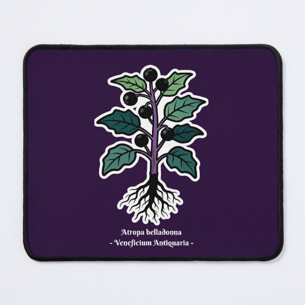 Item preview, Deadly Nightshade Sticker | Atropa Belladonna Neo-Contour Decal for Laptop designed and sold by JACI'S STORE.