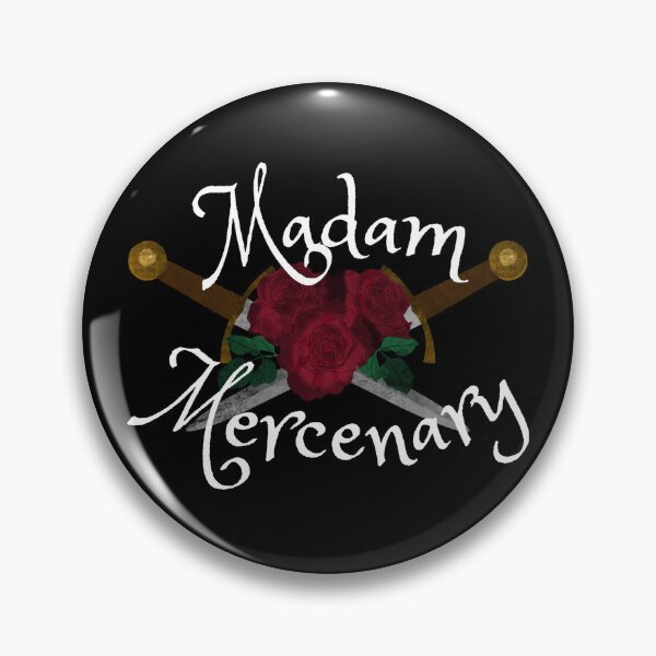 Item preview, Madam Mercenary- for dark backgrounds  designed and sold by mmrees.