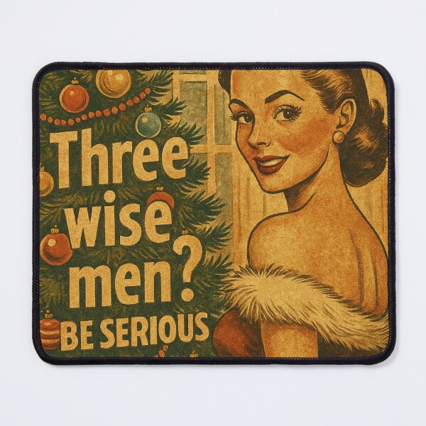 Item preview, Three Wise Men Be Serious - Funny Vintage Christmas designed and sold by Vicky021.