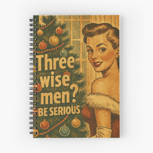 Item preview, Three Wise Men Be Serious - Funny Vintage Christmas designed and sold by Vicky021.