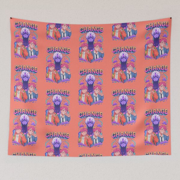 Item preview, Jiji "change" evil eye, colorful retro videogame llustration  designed and sold by Moonshroomarts.