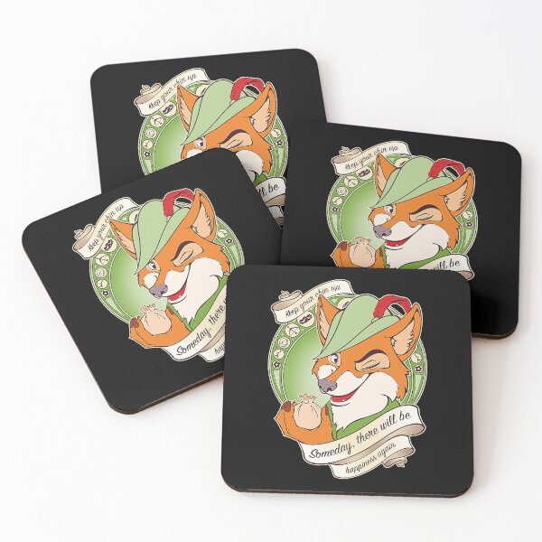 Item preview, Robin Hood Fox With Scroll Banner designed and sold by theareyesan.