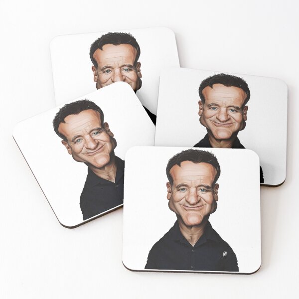 Item preview, Robin Williams Bright Smile Portrait Photo designed and sold by fernangen.
