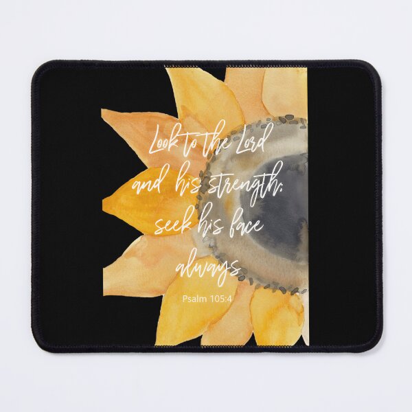 Item preview, Psalm 105:4 Seek the Lord Sunflower designed and sold by BarbaraLFalo.