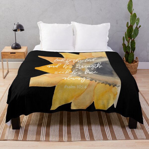 Item preview, Psalm 105:4 Seek the Lord Sunflower designed and sold by BarbaraLFalo.
