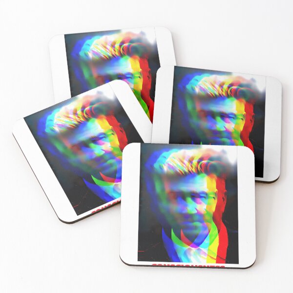 Item preview, David Lynch Glitch Pop Portrait Poster For Modern Art Aesthetic Fans designed and sold by JuliaJindra.