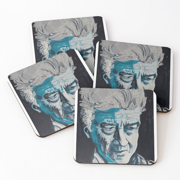 Item preview, David Lynch Blue Expressionist Portrait Poster For Modern Art Fans designed and sold by YahirJones.