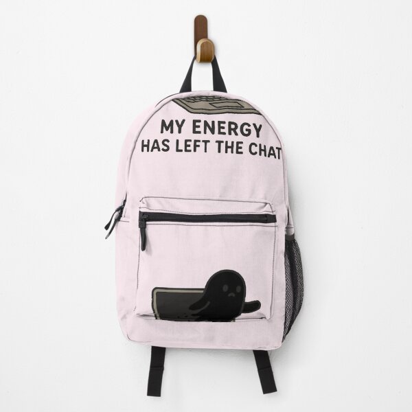 Item preview, My Energy Has Left The Chat T-Shirt – Funny Lazy Mood Tee designed and sold by KDesignCrafts.