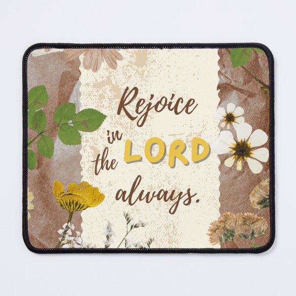 Item preview, Always Rejoice Floral Bible Verse designed and sold by Lee-ZZET.