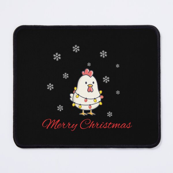 Item preview, Merry Christmas, Christmas humor, funny Christmas design, cute chiken designed and sold by SofikoDesigns.