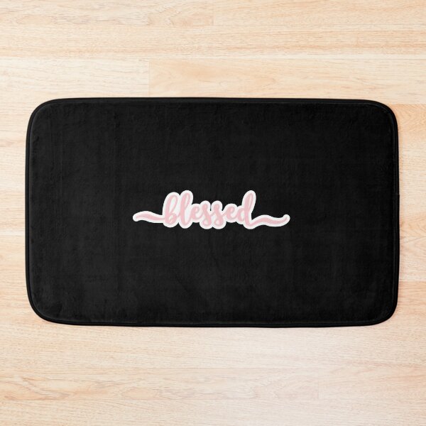 Item preview, Blessed Cursive Pastel Pink Script designed and sold by BarbaraLFalo.
