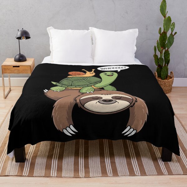 Item preview, Sloth Turtle Snail Piggyback Animal Running Wild designed and sold by papertaless.